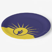 メサ国旗（アリゾナ、米国） ペーパープレート (アングル)