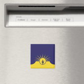 メサ国旗（アリゾナ、米国） マグネット (インサイチュ (食洗機))