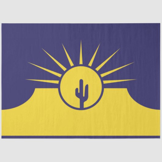 メサ国旗（アリゾナ、米国） 薄葉紙 (正面)