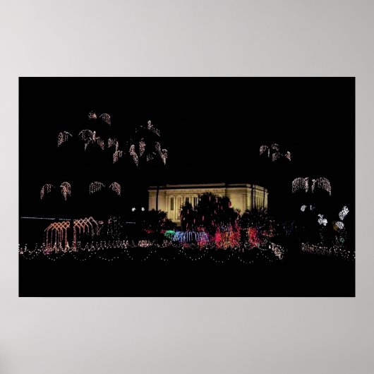 メサ寺のクリスマスライト ポスター (正面)