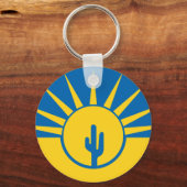 メサ州旗，アリゾナキーチェーン キーホルダー (正面)