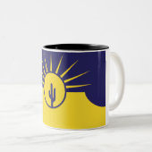 メサ市旗 ツートーンマグカップ (正面右)