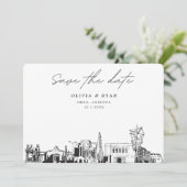 メサ結婚アリゾナのスカイライン 招待状 (スタンド正面)