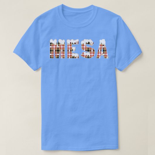 メサ雪 Tシャツ (デザイン正面)