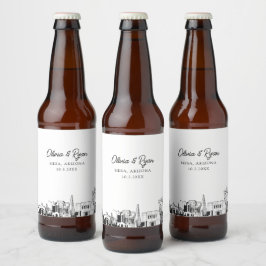 メサ・アリゾナスカイライン パーソナライズドビールラベル ビールラベル
