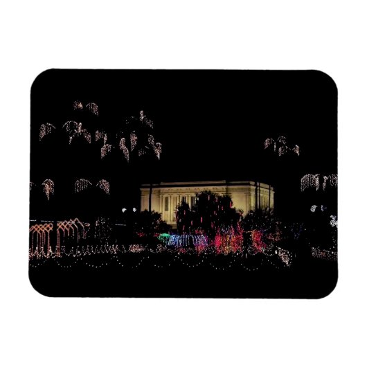 メサ、アリゾナ寺院のライト。 マグネット (横)