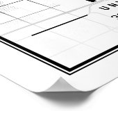 メサ アリゾナ州 アメリカ 旅行 都市地図 ポスター (角)