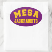 メサ・ジャクラビット 楕円形シール (バッグ)