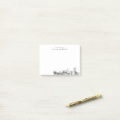 メサ・スカイラインのデスクからパーソナライズされた ポストイット (デスク上)