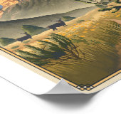 メサ・ヴェルデ国立公園リソのアートワーク・ポスター ポスター (角)