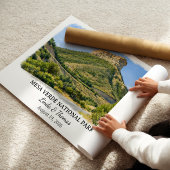 メサ・ヴェルデ国立公園 コロラド州 水彩 ポスター