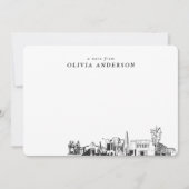 メサArizonaスケッチパーソナライズされたノートカード ノートカード (正面)