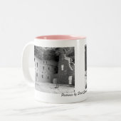 メサVerdeの国立公園2の写真 ツートーンマグカップ (正面左)