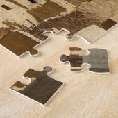 メサVerdeの崖に建てられた家 ジグソーパズル (側面)