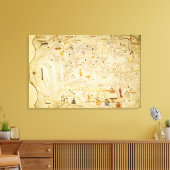 メシアの地図、チャールズ5世の地図 キャンバスプリント (インサイチュ (リビング))