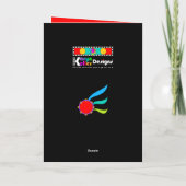 メシアニックダンサーグリーティングカード カード (裏面)