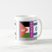 メシア平和国旗のマグカップ コーヒーマグカップ (正面右)