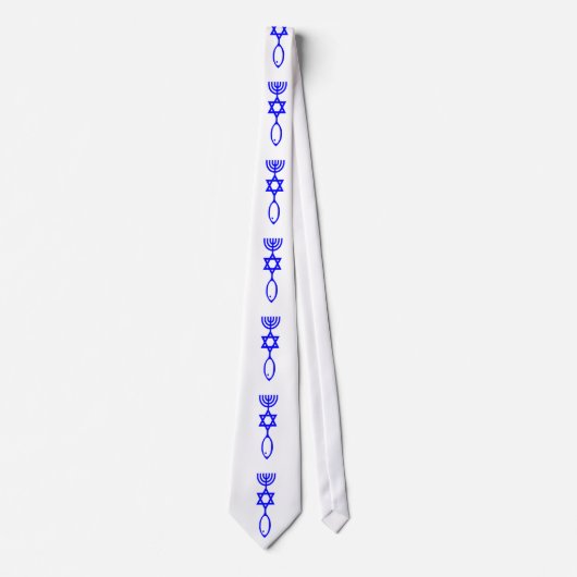 メシア的なユダヤ人のタイのキリスト教のユダヤ人のユダヤ人Yeshua ネクタイ (正面)