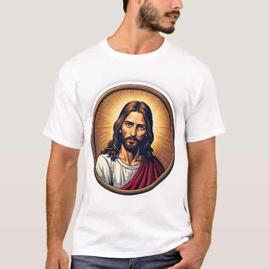 メシア サンバースト シール ビンテージ 彫刻 Tシャツ 3 (正面)