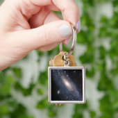メシエ31アンドロメ素晴らしダの銀河系 キーホルダー (手)