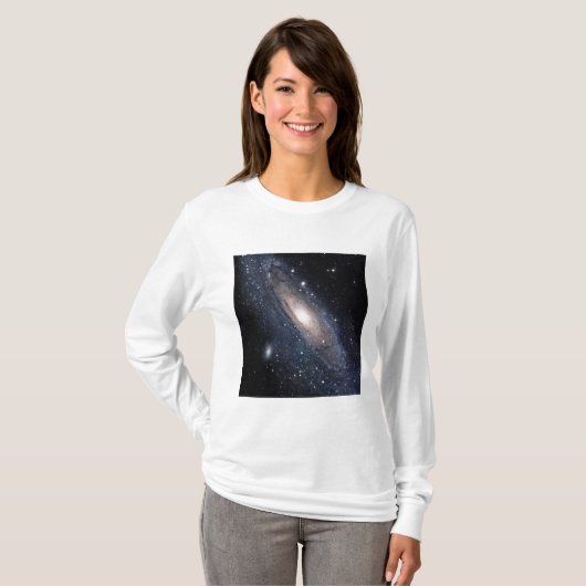 メシエ31アンドロメ素晴らしダの銀河系 Tシャツ (正面フル)