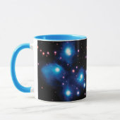 メシエ45プレアデス星団NASA宇宙写真 マグカップ (左)