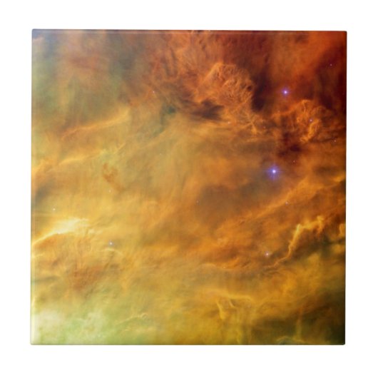 メシエ8 ラグーン星雲 - NASA ハッブル宇宙望遠鏡写真 タイル (正面)