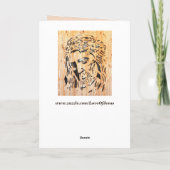 メシヤのグリーティングカード カード (裏面)