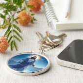 メシヤ・イエスキリストの優雅さと静穏アート キーホルダー (側面)