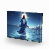 メシヤ・イエスキリストの優雅さと静穏アート フォトブロック (右)