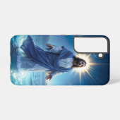 メシヤ・イエスキリストの優雅さと静穏アート SAMSUNG GALAXYケース (裏面横)