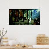 メシヤ – ポスター(Ghenadie Sontuによる油彩画) ポスター (キッチン)