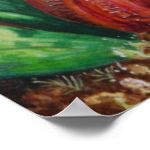 メシラウーのネペンセツ水彩画のポスター ポスター (角)