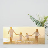 メシンプルリークリスマス – 4x8クリスマスカード シーズンカード (スタンド正面)