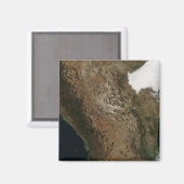 メシ中部の風景の衛星表示 マグネット (正面/裏面)