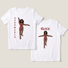 メジャレット/ダンサーTシャツ 赤 動物柄  トライブレンドＴシャツ