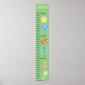 メジャーの成長図を超えたかわいい動物 ポスター (正面)