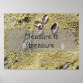 メジャーは宝の知恵のことわざポスター ポスター (正面)
