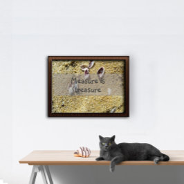 メジャーは宝の知恵のことわざポスター ポスター