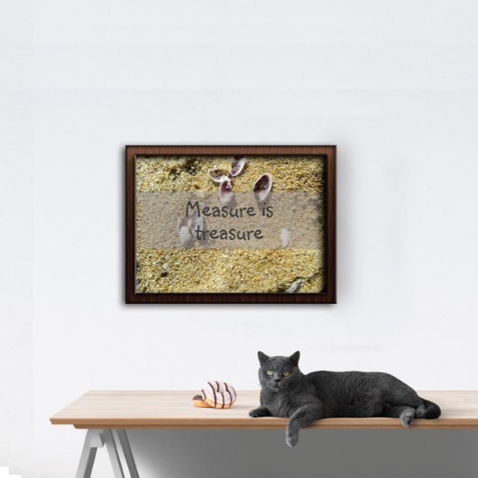 メジャーは宝の知恵のことわざポスター ポスター