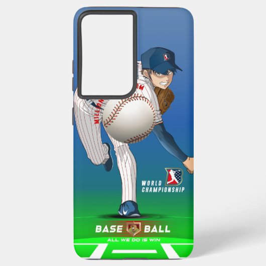 メジャーリーグで活躍する野球ヒーロー |  SAMSUNG GALAXYケース (裏面)