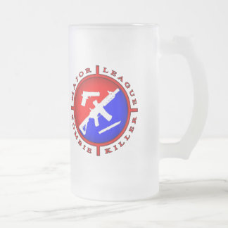 メジャーリーグのゾンビのキラーロゴのマグ フロストグラスビールジョッキ