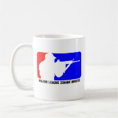 メジャーリーグのゾンビのハンター3 コーヒーマグカップ (左)