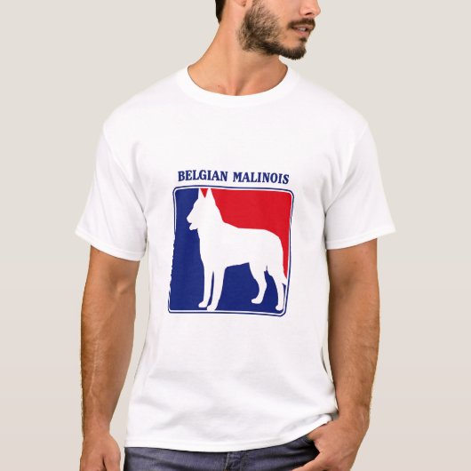 メジャーリーグのベルギー人のMalinoisのTシャツ Tシャツ (正面)