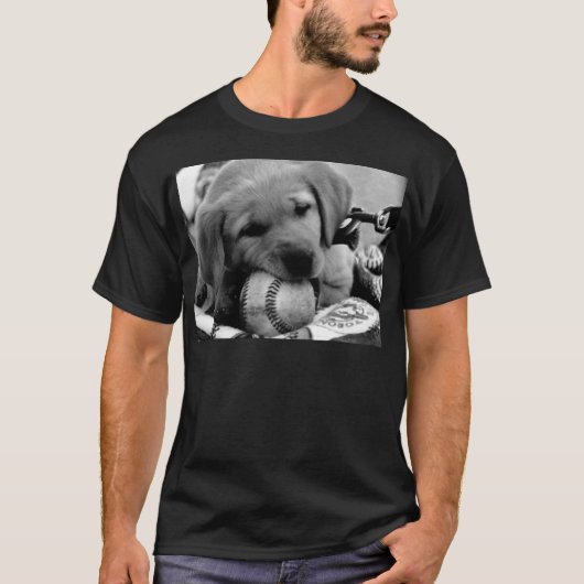 メジャーリーグの子犬 Tシャツ (正面)