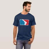 メジャーリーグの拳銃 Tシャツ (正面フル)