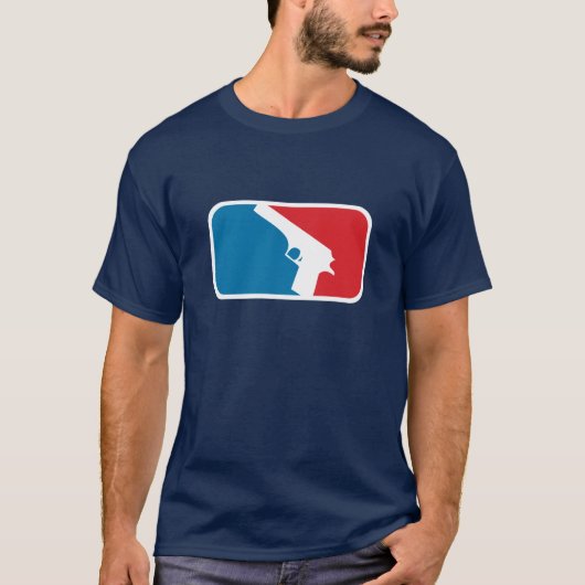 メジャーリーグの拳銃 Tシャツ (正面)