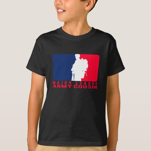 メジャーリーグの軍隊のいとこ Tシャツ (正面)