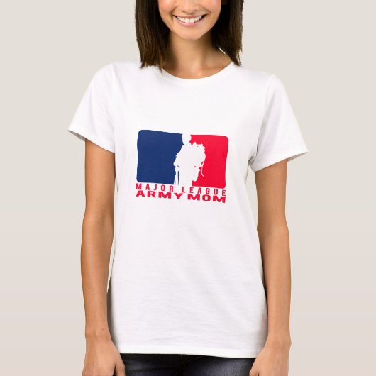メジャーリーグの軍隊のお母さん Tシャツ (正面)