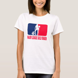 メジャーリーグの金鉱掘り Tシャツ